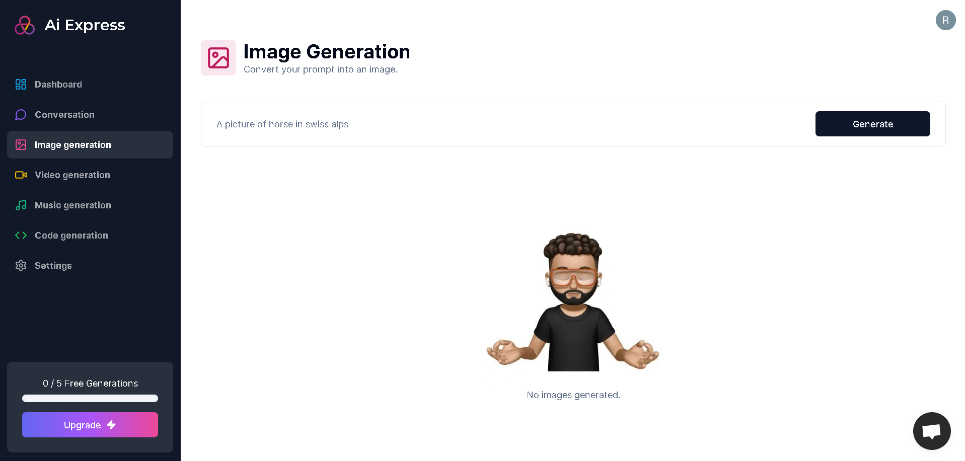 AI EXPRESS - SaaS web application